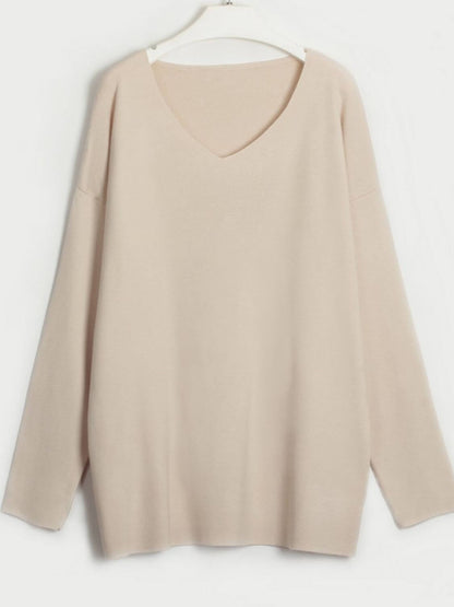 V-Neck Long Sleeve Top and Drawstring Pants Sweater Set Matching Sets Luxurious Weddings