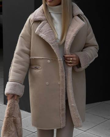 Winter New plush suede coat women's jacket Luxurious Weddings