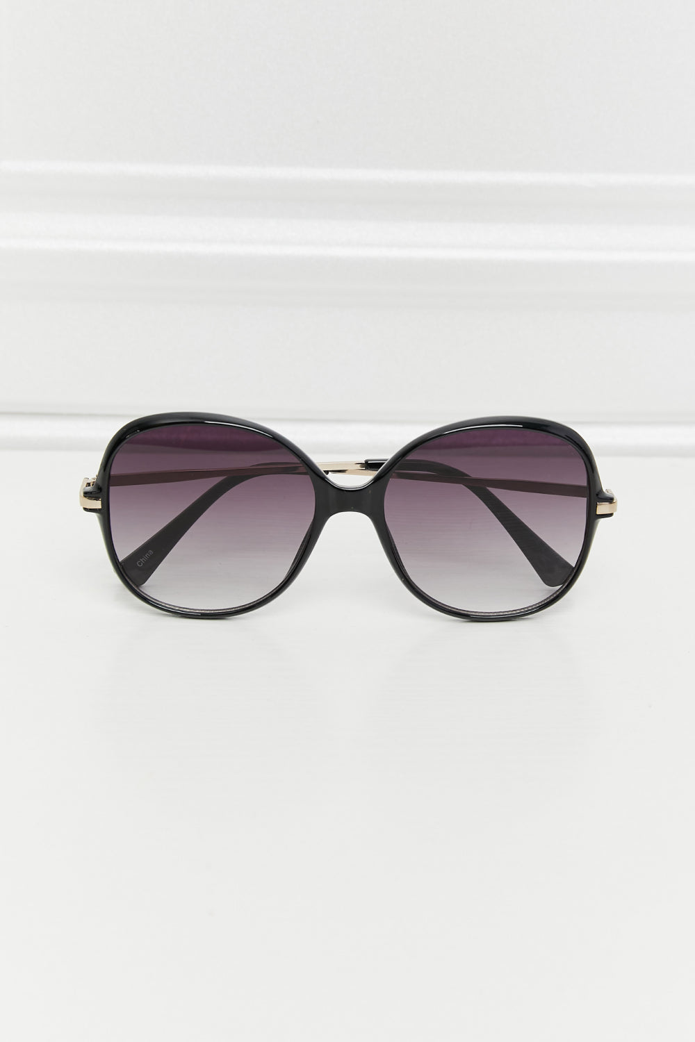 Metal-Plastic Hybrid Full Rim Sunglasses sunglasses Luxurious Weddings