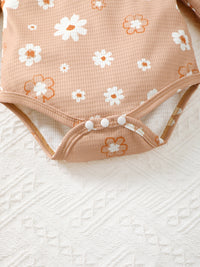 Children's Ruffled Floral Bodysuit and Bloomer, Headband Set kids clothing Luxurious Weddings