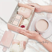 7-Piece Spa Gift Basket Set Gift Set Luxurious Weddings
