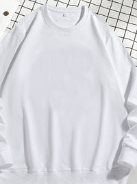 Men's Plus Size Round Neck Sweatshir Men's Sweatshirts Luxurious Weddings