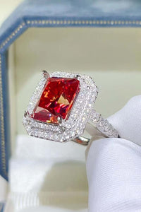 2 Carat Moissanite 925 Sterling Silver Ring Jewelry Luxurious Weddings