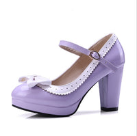 Lolita bow single shoes high heels 0 Luxurious Weddings