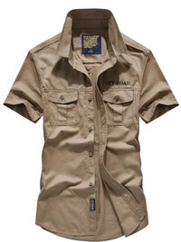 Men's Plus Size Button Up Short Sleeve Shirt Men’s shirts Luxurious Weddings