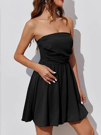 Ruched Tube Mini Dress Mini Dress Luxurious Weddings