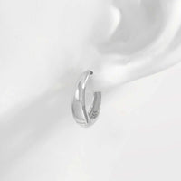 925 Sterling Silver Huggie Earrings Earrings Luxurious Weddings
