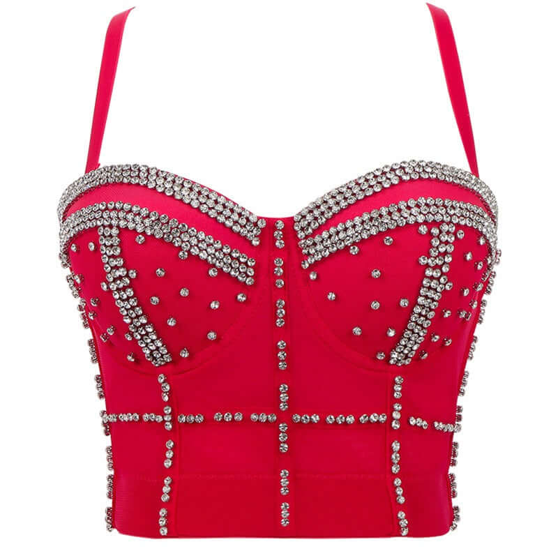 Diamante Corset Waist length Corset top Luxurious Weddings