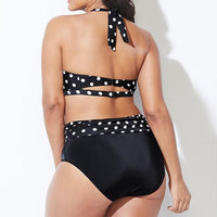Sexy Bandage Bikinis Women High Waist Polka Dot Swimwear Luxurious Weddings