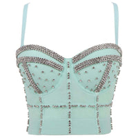Diamante Corset Waist length Corset top Luxurious Weddings
