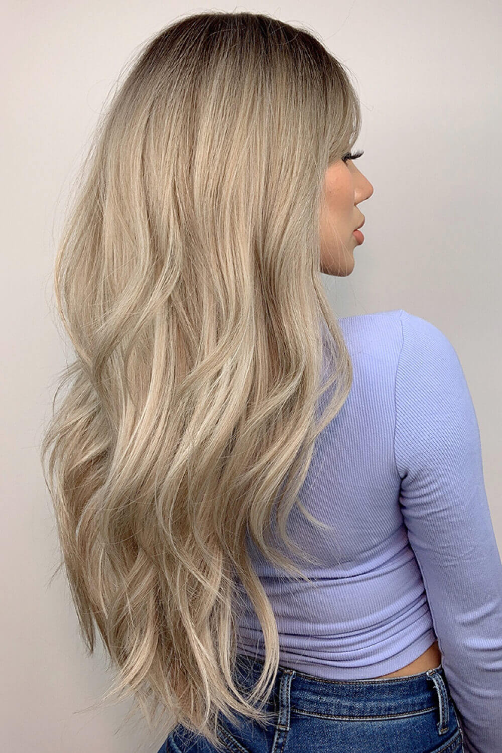 Full Machine Long Wave Wigs 26'' Wigs Luxurious Weddings