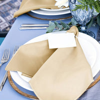 Champagne Napkins - 6pc Set Napkins Luxurious Weddings