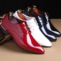 Glossy Oxford Leather Shoes mens shoes Luxurious Weddings