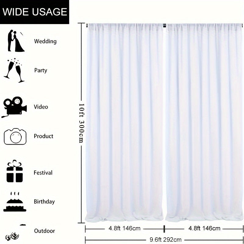 Silk Draping White Backdrop Curtain Silks Luxurious Weddings