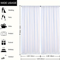 Silk Draping White Backdrop Curtain Silks Luxurious Weddings