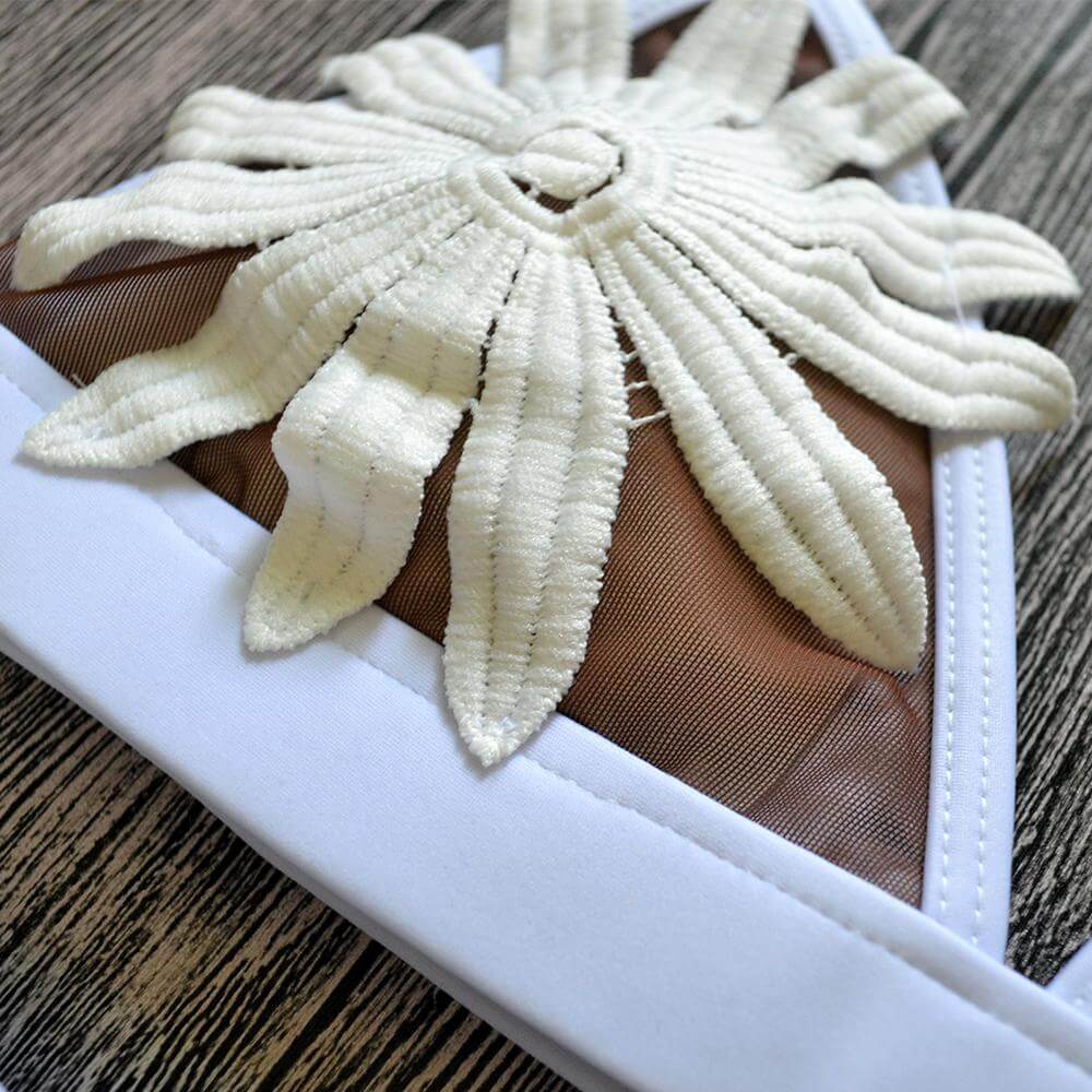 Two pieces Swimsuit Sexy 3D Floral Swimwear Bikinis Set Swimwear Luxurious Weddings
