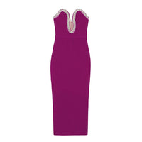 Luxury Diamond Long Bandage Dress Bandage Dress Luxurious Weddings