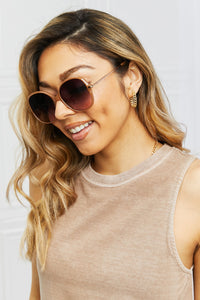 Metal-Plastic Hybrid Full Rim Sunglasses sunglasses Luxurious Weddings