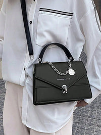 Chain PU Leather Detachable Shoulder Strap Handbag Handbags Luxurious Weddings