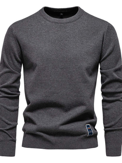 Men's Round Neck Long Sleeve Sweater Sweatshirts Luxurious Weddings
