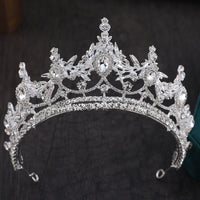 Bride Wedding Rhinestone Alloy Crown Tiaras Luxurious Weddings