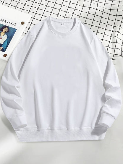 Men's Plus Size Round Neck Sweatshir Men's Sweatshirts Luxurious Weddings