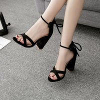 Strappy Green Criss Cross high heel sandals Luxurious Weddings