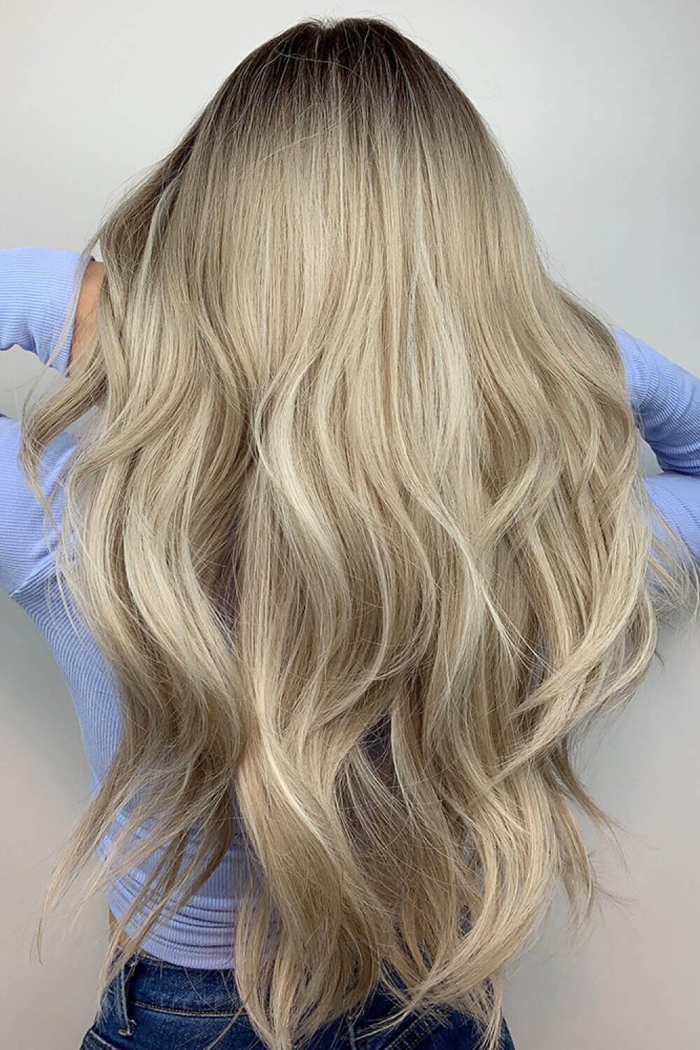 Full Machine Long Wave Wigs 26'' Wigs Luxurious Weddings