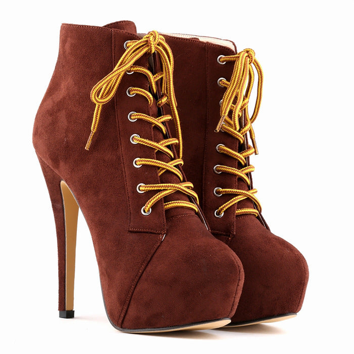 Martin boots super high heels heel boots Luxurious Weddings