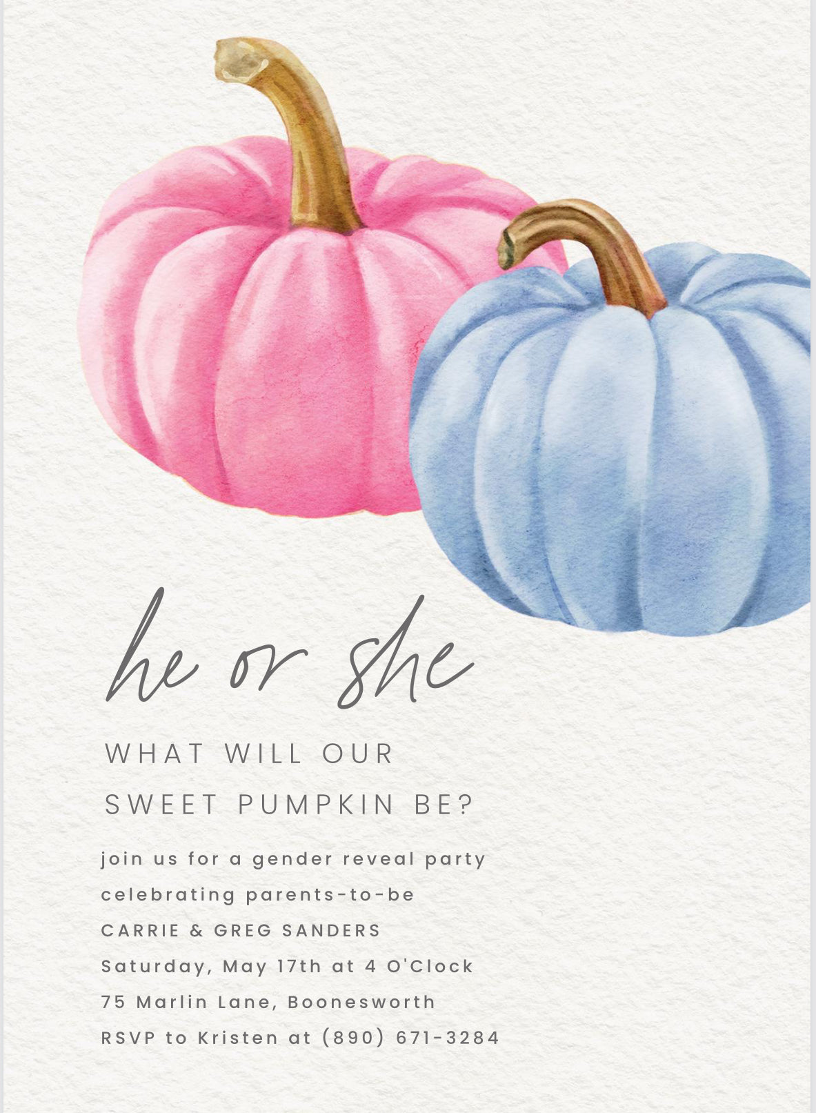 Gender Reveal Invitations Luxurious Weddings