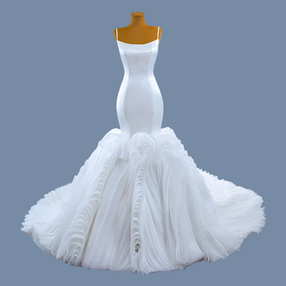 Natasha Lace-Up Gown