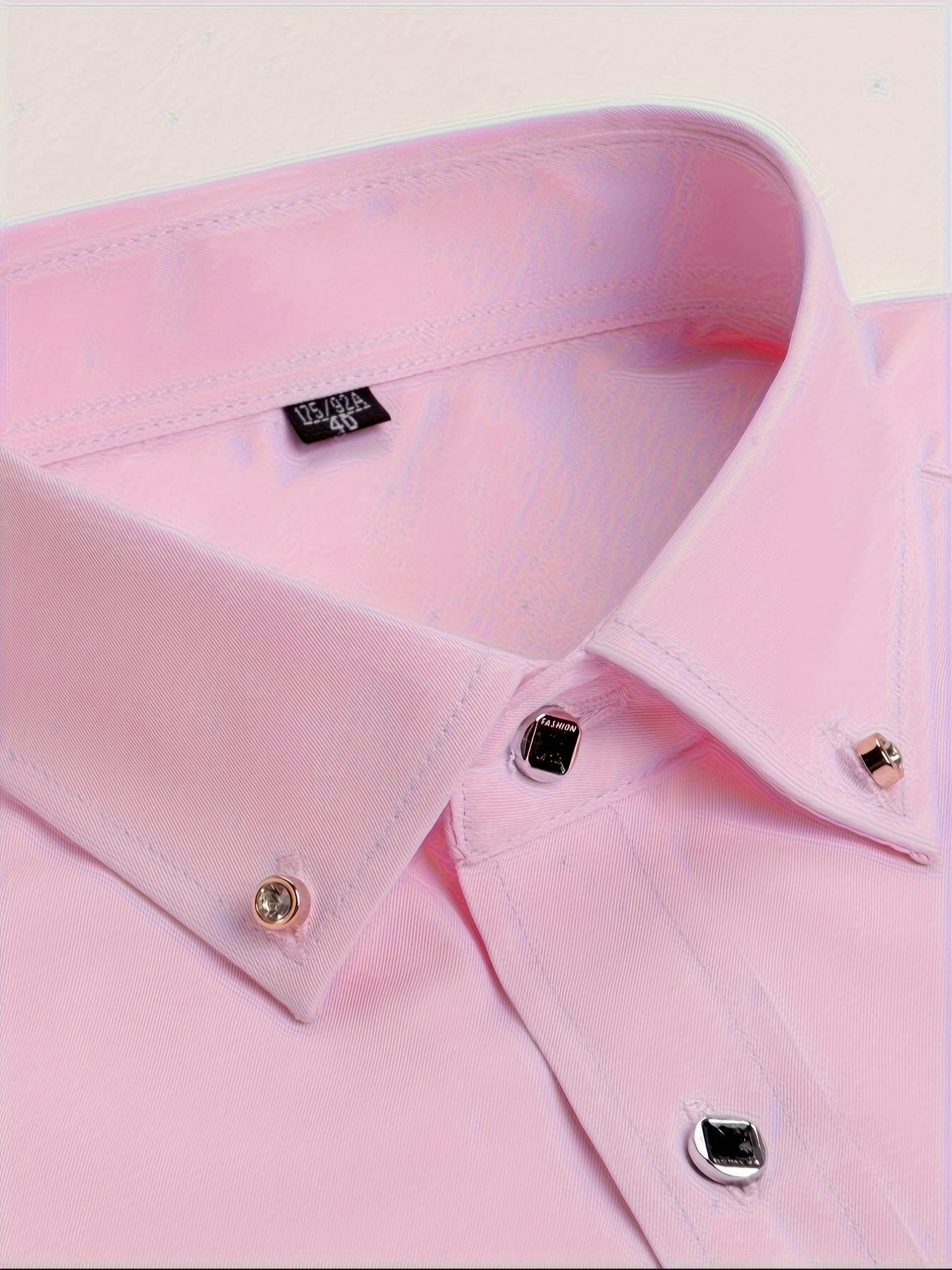 Men's Solid Dress Shirt - Perfect for Any Occasion! Men's Formal Shirts Luxurious Weddings