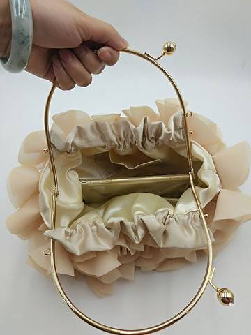 Three-Dimensional Flower Handbags Bags Luxurious Weddings