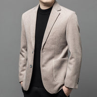Thick men's wool suit loose casual suit jacket Luxurious Weddings