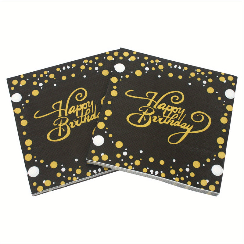 Happy Birthday Napkins Napkins Luxurious Weddings
