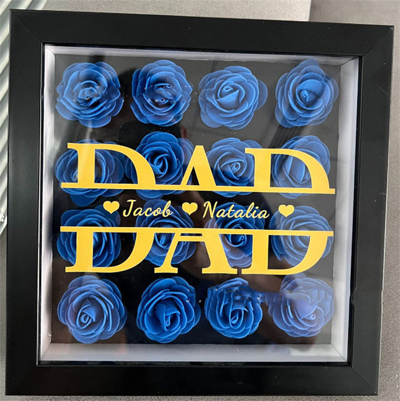 Customised Love Flower Photo Frame Mother's Day Gift Customised Photo Luxurious Weddings