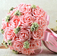 Bride 's Bouquet Red Pink Blue And Purple bouquet Luxurious Weddings