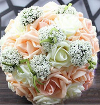 Bride 's Bouquet Red Pink Blue And Purple bouquet Luxurious Weddings
