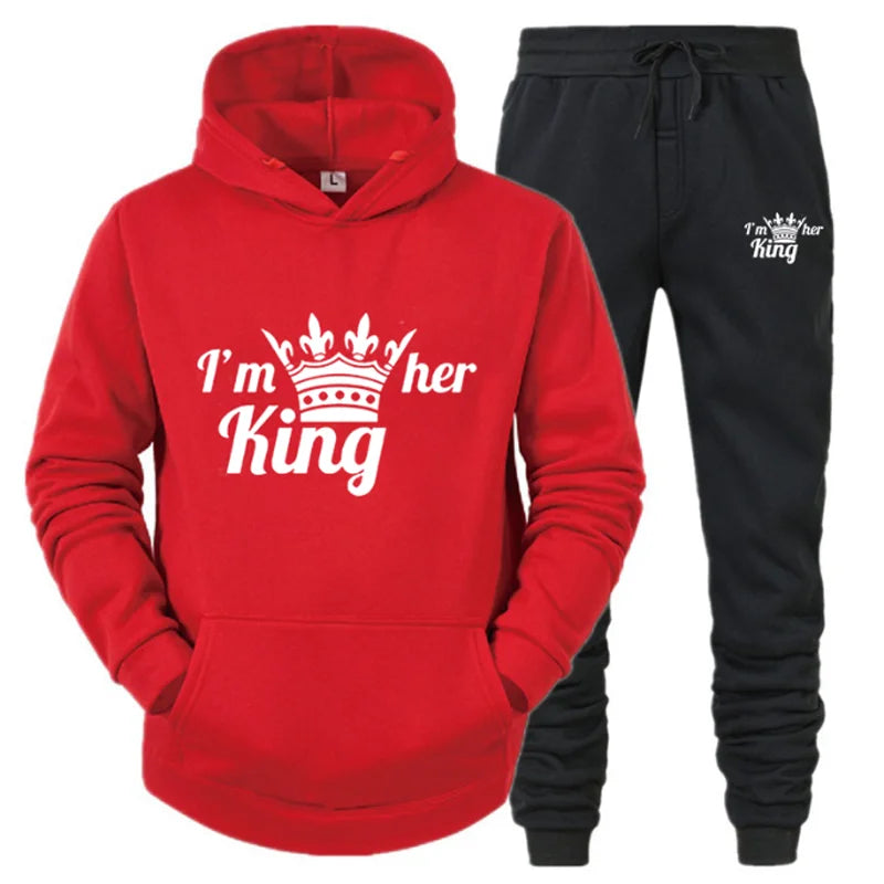 Classic Couple Hoodie Set couples matching sets Luxurious Weddings