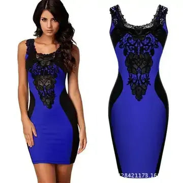 Gothic Embroidered Sleeveless Dress midi dress Luxurious Weddings