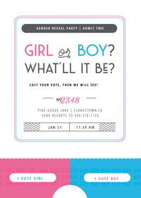 Gender Reveal Invitations Luxurious Weddings