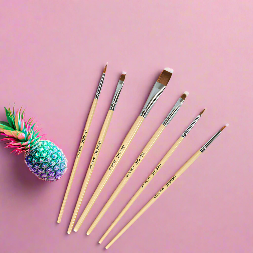 6Pcs - Makeup Brushes
