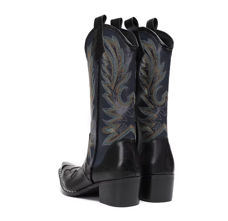 Men’s Black Cowboy boots