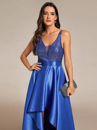 Women's Backless Sparkly Prom Dresses Dresses Luxurious Weddings