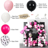 Black and Gold Balloons Garland Arch Kit Balloon Garlands Luxurious Weddings