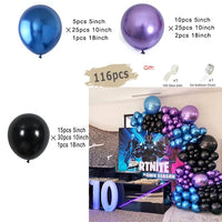 Black and Gold Balloons Garland Arch Kit Balloon Garlands Luxurious Weddings