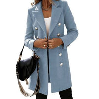 Long Sleeved Double Breasted Women's Coat Women's Jacket Luxurious Weddings
