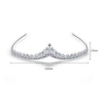 Tiara Copper Set 3A Zircon Fashion Hair Hoops Exquisite Headwear Tiara Luxurious Weddings
