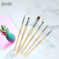 Makeup Brush 6pcs Log Pole Painted Nail Art Makeup Brush Makeup Brushes