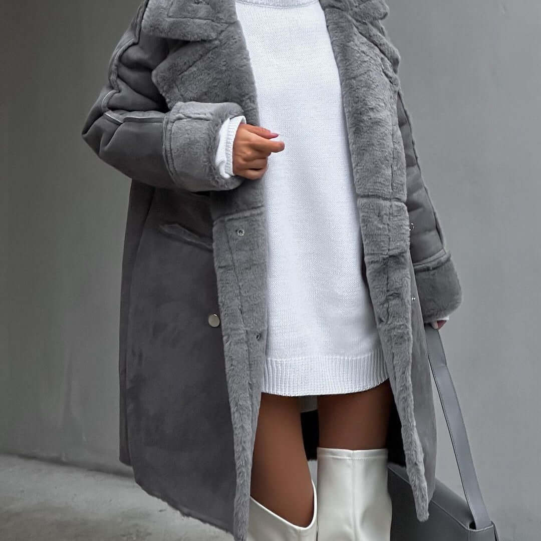 Winter New plush suede coat women's jacket Luxurious Weddings